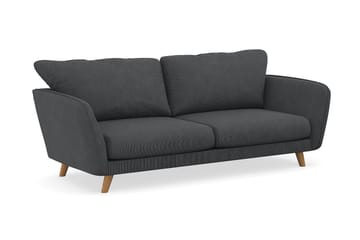 Trend Lyx 3-sits Manchestersoffa - Mörkgrå - Möbler - Vardagsrum - Soffor - 3-sits soffor