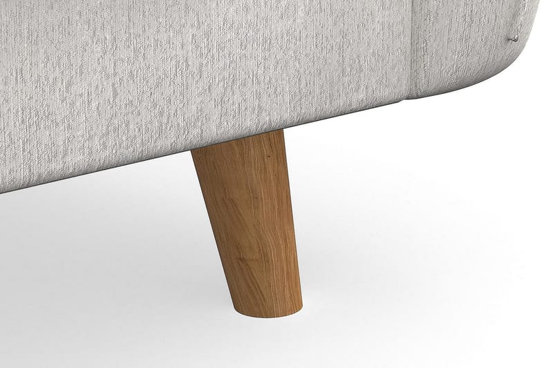 Trend Lyx 3-sits Sammetssoffa - Krämvit - Möbler - Vardagsrum - Soffor - Sammetssoffor
