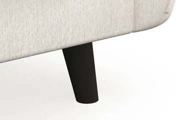 Trend Lyx 3-sits Sammetssoffa - Krämvit - Möbler - Vardagsrum - Soffor - Sammetssoffor