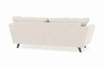 Trend Lyx 3-sits Sammetssoffa - Krämvit - Möbler - Vardagsrum - Soffor - Sammetssoffor