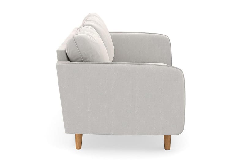 Trend Lyx 3-sits Sammetssoffa - Krämvit - Möbler - Vardagsrum - Soffor - Sammetssoffor