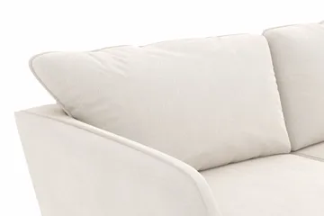 Trend Lyx 3-sits Sammetssoffa - Krämvit - Möbler - Vardagsrum - Soffor - Sammetssoffor