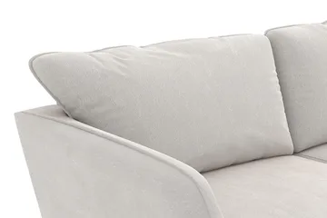 Trend Lyx 3-sits Sammetssoffa - Krämvit - Möbler - Vardagsrum - Soffor - Sammetssoffor