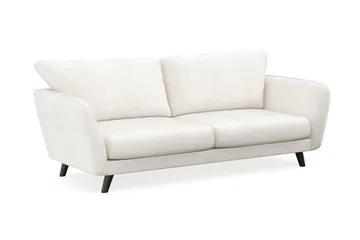 Trend Lyx 3-sits Soffa i Bouclé - Vit - Möbler - Vardagsrum - Soffor - 3-sits soffor