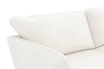Trend Lyx 3-sits Soffa i Bouclé - Vit - Möbler - Vardagsrum - Soffor - 3-sits soffor