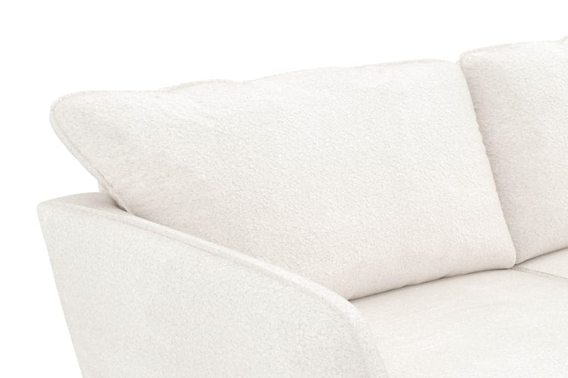 Trend Lyx 3-sits Soffa i Bouclé - Vit - Möbler - Vardagsrum - Soffor - 3-sits soffor