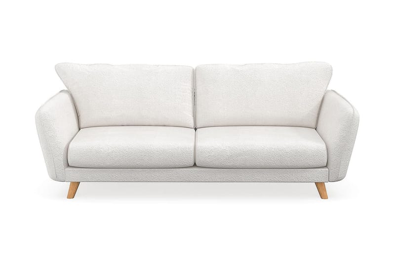 Trend Lyx 3-sits Soffa i Bouclé - Vit - Möbler - Vardagsrum - Soffor - 3-sits soffor