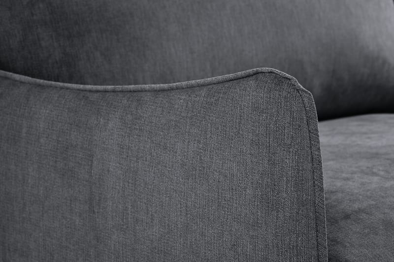 Trend Lyx 3-sits Soffa - Mörkgrå/Ek - Möbler - Vardagsrum - Soffor - 3-sits soffor