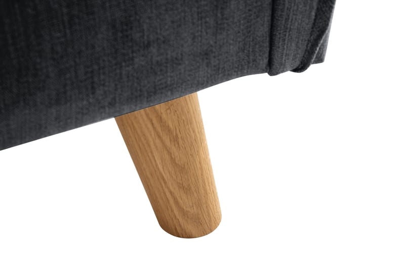 Trend Lyx 3-sits Soffa - Mörkgrå/Ek - Möbler - Vardagsrum - Soffor - 3-sits soffor