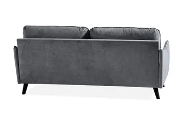Trend Lyx 3-sits Soffa - Mörkgrå/Svart - Möbler - Vardagsrum - Soffor - 3-sits soffor