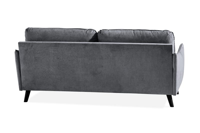 Trend Lyx 3-sits Soffa - Mörkgrå/Svart - Möbler - Vardagsrum - Soffor - 3-sits soffor