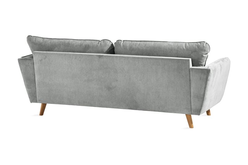 Trend Lyx 3-sits Tygsoffa - Grå - Möbler - Vardagsrum - Soffor - 3-sits soffor