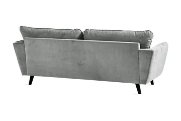 Trend Lyx 3-sits Tygsoffa - Grå - Möbler - Vardagsrum - Soffor - 3-sits soffor