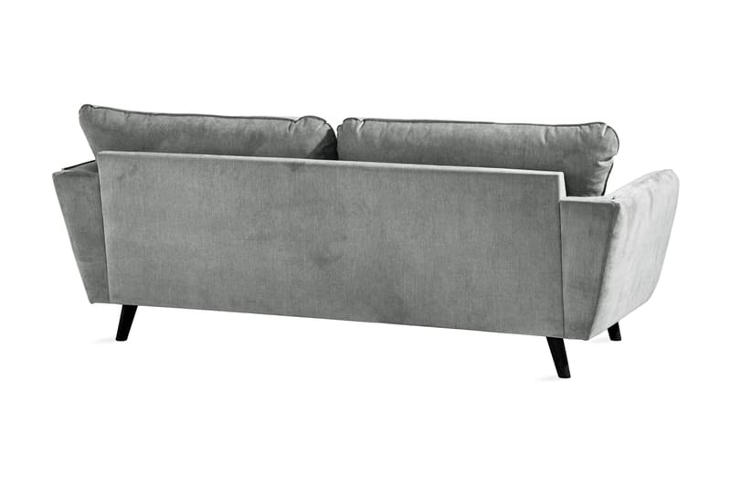 Trend Lyx 3-sits Tygsoffa - Grå - Möbler - Vardagsrum - Soffor - 3-sits soffor
