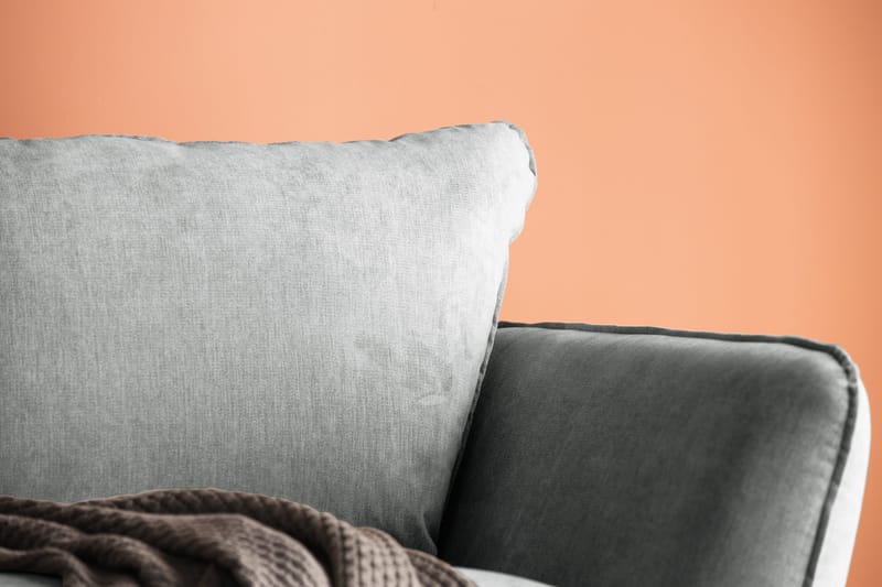 Trend Lyx 3-sits Tygsoffa - Grå - Möbler - Vardagsrum - Soffor - 3-sits soffor