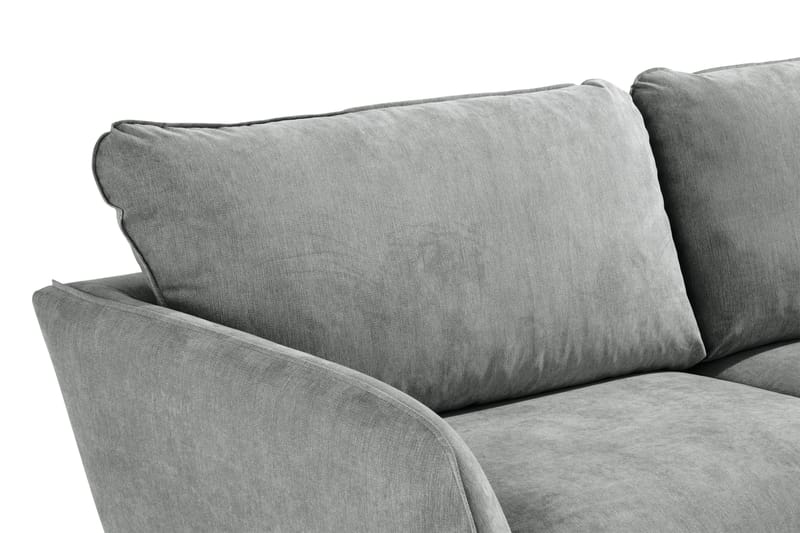 Trend Lyx 3-sits Tygsoffa - Grå - Möbler - Vardagsrum - Soffor - 3-sits soffor