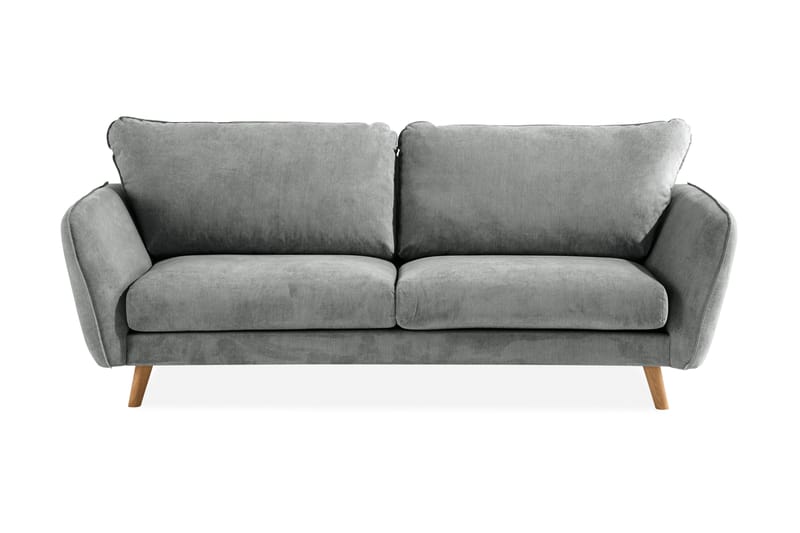 Trend Lyx 3-sits Tygsoffa, Grå