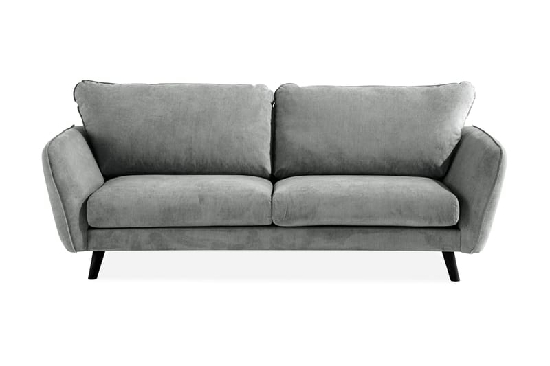 Trend Lyx 3-sits Tygsoffa, Grå