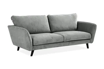 Trend Lyx 3-sits Tygsoffa - Grå - Möbler - Vardagsrum - Soffor - 3-sits soffor