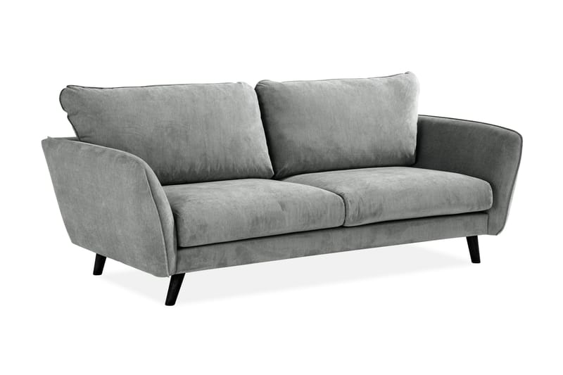 Trend Lyx 3-sits Tygsoffa - Grå - Möbler - Vardagsrum - Soffor - 3-sits soffor