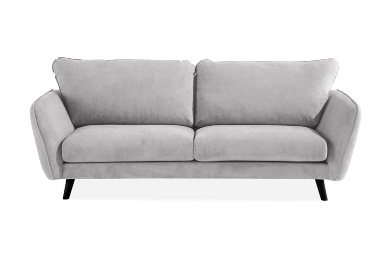 Trend Lyx 3-sits Tygsoffa, Ljusgrå