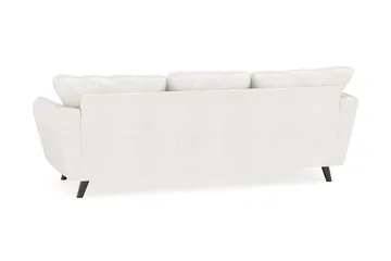 Trend Lyx 3-sits Vänstervänd L-formad Divansoffa i Bouclé - Vit - Möbler - Vardagsrum - Soffor - Divansoffa & schäslong