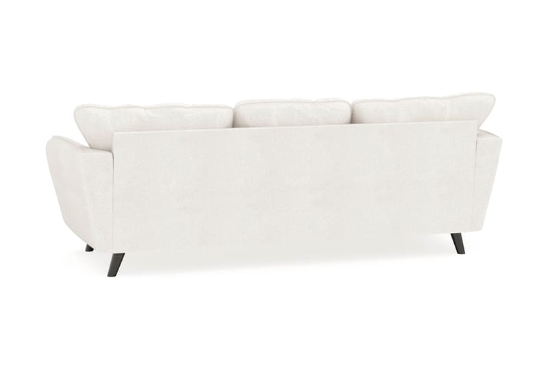 Trend Lyx 3-sits Vänstervänd L-formad Divansoffa i Bouclé - Vit - Möbler - Vardagsrum - Soffor - Divansoffa & schäslong