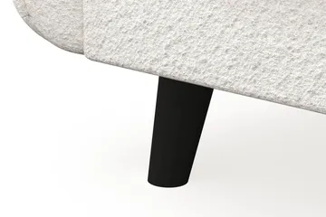 Trend Lyx 3-sits Vänstervänd L-formad Divansoffa i Bouclé - Vit - Möbler - Vardagsrum - Soffor - Divansoffa & schäslong