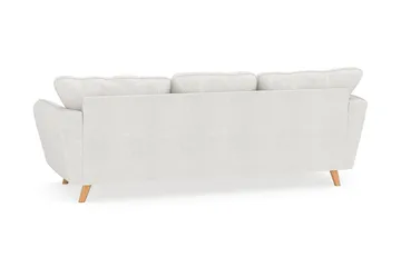 Trend Lyx 3-sits Vänstervänd L-formad Divansoffa i Bouclé - Vit - Möbler - Vardagsrum - Soffor - Divansoffa & schäslong