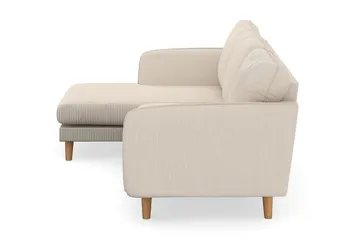 Trend Lyx 3-sits Vänstervänd L-formad Divansoffa i Manchester - Beige - Möbler - Vardagsrum - Soffor - Divansoffa & schäslong