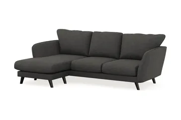 Trend Lyx 3-sits Vänstervänd L-formad Divansoffa i Manchester - Mörkgrå - Möbler - Vardagsrum - Soffor - Divansoffa & schäslong