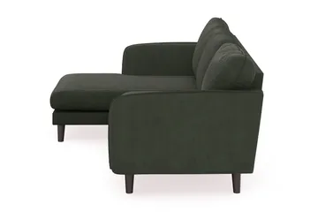 Trend Lyx 3-sits Vänstervänd L-formad Divansoffa i Manchester - Mörkgrön - Möbler - Vardagsrum - Soffor - Divansoffa & schäslong