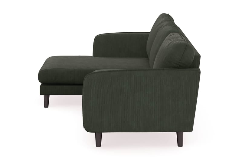 Trend Lyx 3-sits Vänstervänd L-formad Divansoffa i Manchester - Mörkgrön - Möbler - Vardagsrum - Soffor - Divansoffa & schäslong