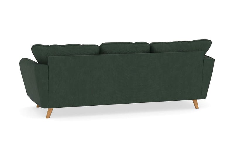 Trend Lyx 3-sits Vänstervänd L-formad Divansoffa i Manchester - Mörkgrön - Möbler - Vardagsrum - Soffor - Divansoffa & schäslong