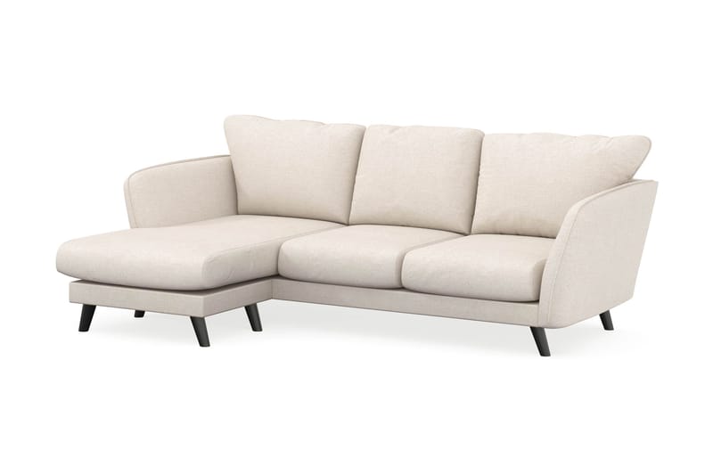 Trend Lyx 3-sits Vänstervänd L-formad Divansoffa i Tyg - Beige - Möbler - Vardagsrum - Soffor - Divansoffa & schäslong