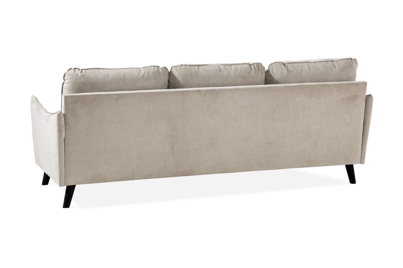 Trend Lyx 3-sits Vänstervänd L-formad Divansoffa i Tyg - Beige - Möbler - Vardagsrum - Soffor - Divansoffa & schäslong