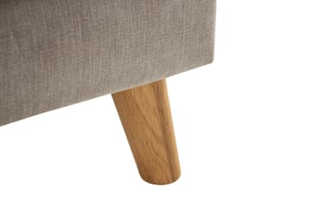 Trend Lyx 3-sits Vänstervänd L-formad Divansoffa i Tyg - Beige - Möbler - Vardagsrum - Soffor - Divansoffa & schäslong