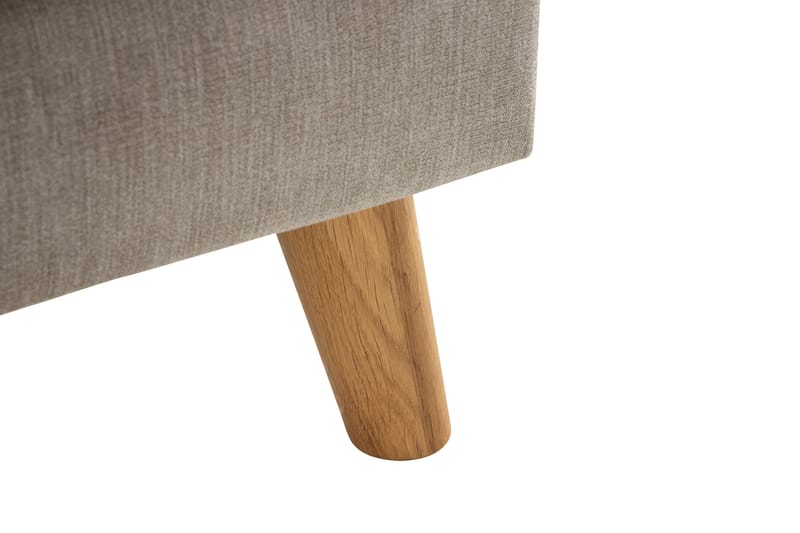 Trend Lyx 3-sits Vänstervänd L-formad Divansoffa i Tyg - Beige - Möbler - Vardagsrum - Soffor - Divansoffa & schäslong