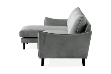 Trend Lyx 3-sits Vänstervänd L-formad Divansoffa i Tyg - Grå - Möbler - Vardagsrum - Soffor - Divansoffa & schäslong