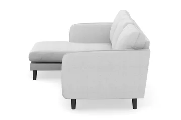 Trend Lyx 3-sits Vänstervänd L-formad Divansoffa i Tyg - Ljusgrå - Möbler - Vardagsrum - Soffor - Divansoffa & schäslong
