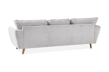 Trend Lyx 3-sits Vänstervänd L-formad Divansoffa i Tyg - Ljusgrå - Möbler - Vardagsrum - Soffor - Divansoffa & schäslong