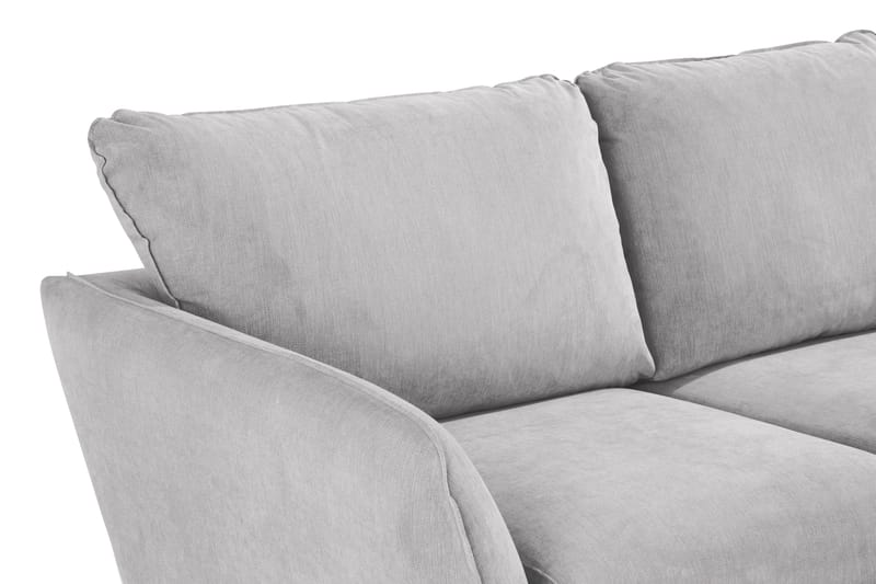 Trend Lyx 3-sits Vänstervänd L-formad Divansoffa i Tyg - Ljusgrå - Möbler - Vardagsrum - Soffor - Divansoffa & schäslong