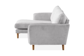 Trend Lyx 3-sits Vänstervänd L-formad Divansoffa i Tyg - Ljusgrå - Möbler - Vardagsrum - Soffor - Divansoffa & schäslong