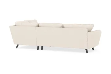 Trend Lyx 4-sits Högervänd L-formad Schäslongsoffa i Manchester - Beige - Möbler - Vardagsrum - Soffor - Divansoffa & schäslong