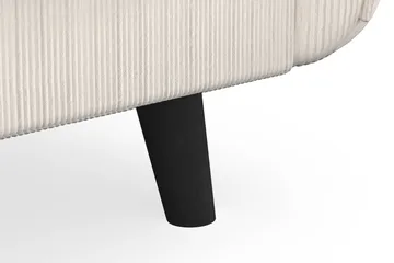 Trend Lyx 4-sits Högervänd L-formad Schäslongsoffa i Manchester - Beige - Möbler - Vardagsrum - Soffor - Divansoffa & schäslong