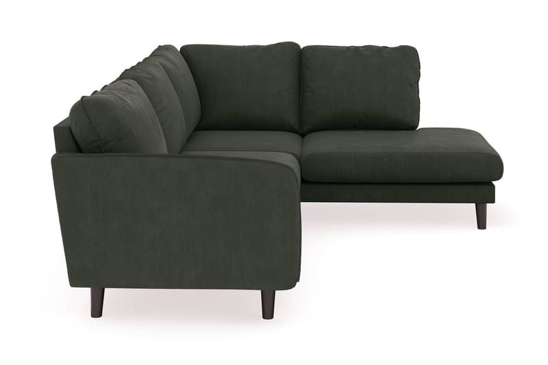 Trend Lyx 4-sits Högervänd L-formad Schäslongsoffa i Manchester - Mörkgrön - Möbler - Vardagsrum - Soffor - Divansoffa & schäslong