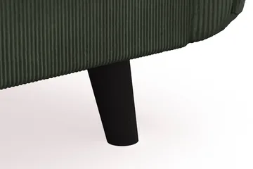 Trend Lyx 4-sits Högervänd L-formad Schäslongsoffa i Manchester - Mörkgrön - Möbler - Vardagsrum - Soffor - Divansoffa & schäslong