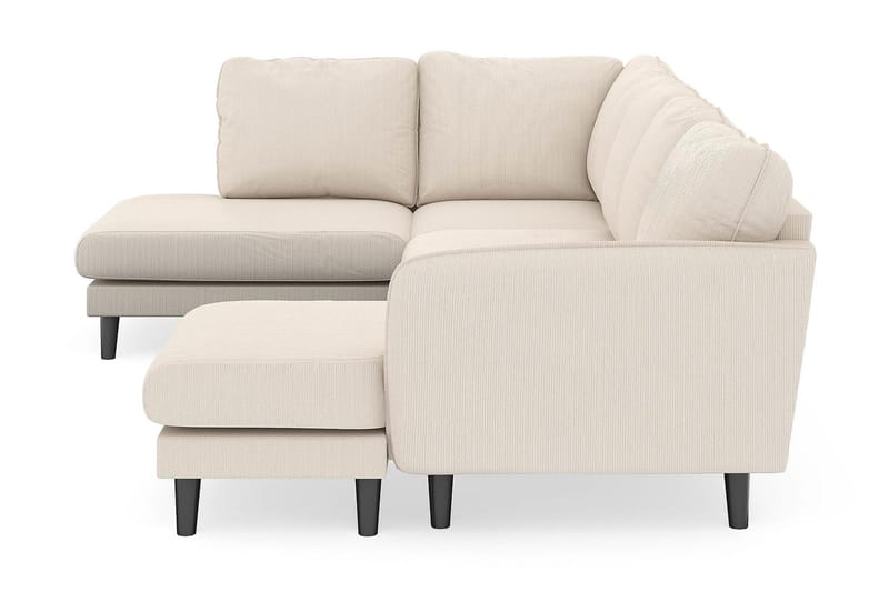 Trend Lyx 4-sits Högervänd U-formad Soffa med Divan och Schäslong i Manchester - Beige - Möbler - Vardagsrum - Soffor - U-soffor