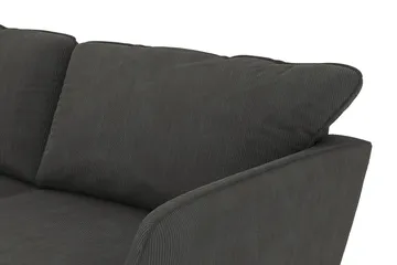 Trend Lyx 4-sits Högervänd U-formad Soffa med Divan och Schäslong i Manchester - Mörkgrå - Möbler - Vardagsrum - Soffor - U-soffor