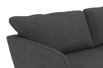 Trend Lyx 4-sits Högervänd U-formad Soffa med Divan och Schäslong i Manchester - Mörkgrå - Möbler - Vardagsrum - Soffor - U-soffor